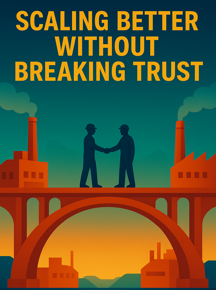 Across the Divide: Scaling Better Without Breaking Trust
